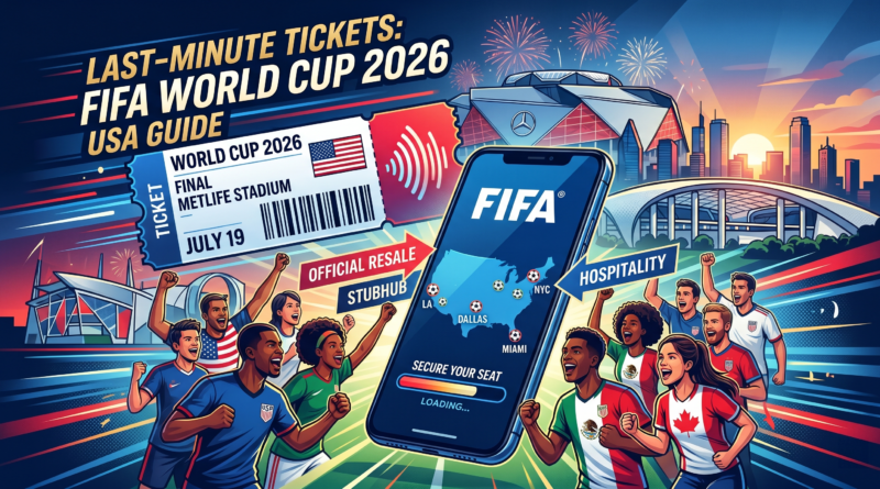 How to Get Last-Minute Tickets for FIFA World Cup 2026 in the USA