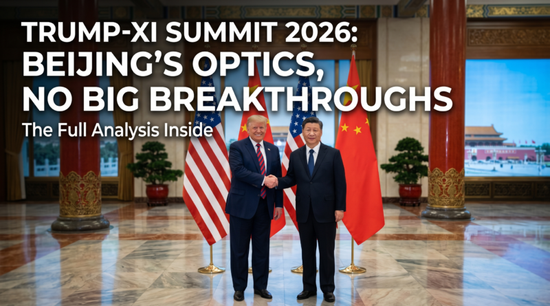 Trump-Xi Summit 2026 No Breakthroughs, But Here's What Really Happened in Beijing