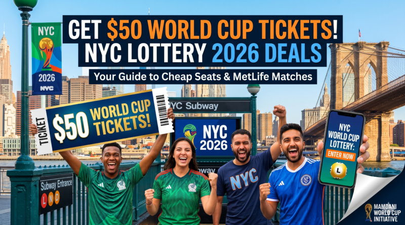 Where to Find the Best Deals on Mamdani World Cup Tickets This Week
