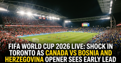 FIFA World Cup 2026 Live Shock in Toronto as Canada vs Bosnia and Herzegovina Opener Sees Early Lead