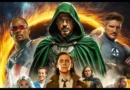 Avengers Doomsday fan-made concept poster featuring a powerful superhero ensemble against a fiery cosmic background