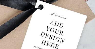 Custom Square Hang Tags
