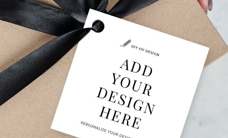 Custom Square Hang Tags