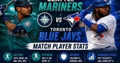 Seattle Mariners vs Toronto Blue Jays Match Player Stats Complete Game Analysis Box Score Top Performers