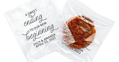 Custom clear cookie bags